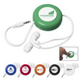Push-Button Retractable Ear Buds